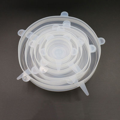Tampa Stretchable durável das tampas protetoras do silicone Microwaveable