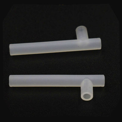 Tubo de silicone transparente em forma de T transparente à prova d'água 3 vias 3 x 5 mm