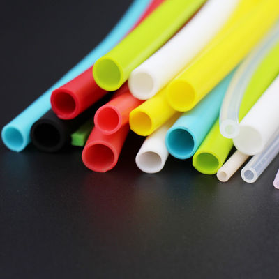 Tubo de mangueira de silicone macio multicolorido e leve para uso industrial