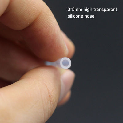 Peso leve branco inofensivo médico do tubo da mangueira do silicone resistente