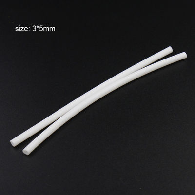 Peso leve branco inofensivo médico do tubo da mangueira do silicone resistente
