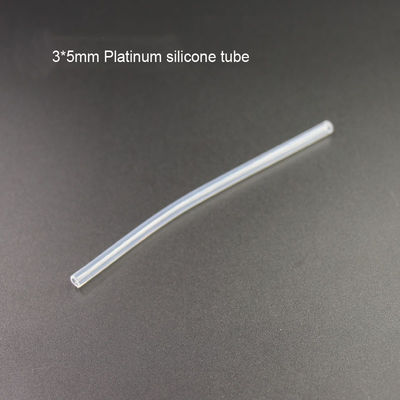 Tubulação de mangueira transparente inodora 2x4mm do silicone 3x5mm 5x7mm expansíveis