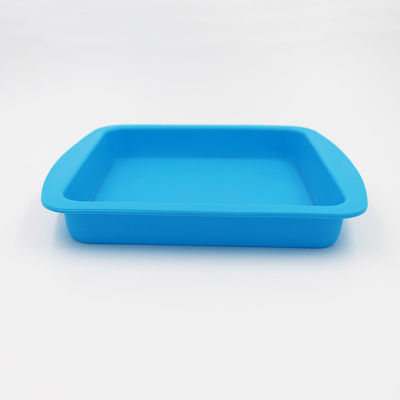 Do molde livre do bolo do silicone do agregado familiar de BPA forma quadrada prática