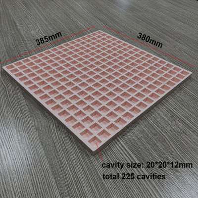 Molde quadrado portátil de silicone para doces 225 cavidades para mascar goma de caramelo