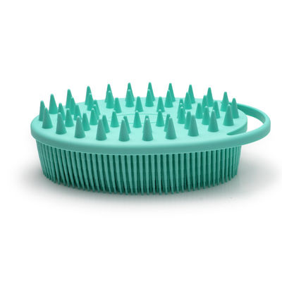 Produto comestível macio do purificador do corpo de escova do chuveiro do silicone para o bebê das mulheres dos homens