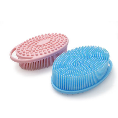 Produto comestível macio do purificador do corpo de escova do chuveiro do silicone para o bebê das mulheres dos homens
