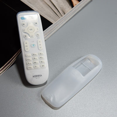 Tampas protetoras de controle remoto do silicone transparente para a tevê de KONKA