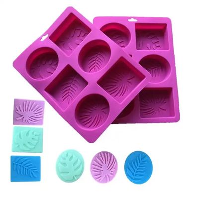 Molde prático Nontoxic 22.5x17x2.8cm resistentes ao calor do sabão do silicone