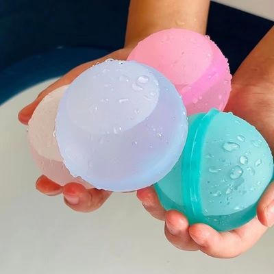 Balões reusáveis das bolas da bomba da água do silicone para jogos da água da praia da associação das crianças