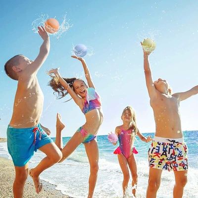 Balões reusáveis das bolas da bomba da água do silicone para jogos da água da praia da associação das crianças